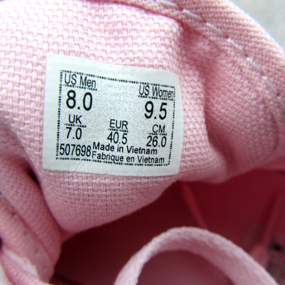 Vans Old Skool Pastel Mono Pink Mens Size 8 / Womens Size 9.5 NEW - Picture 10 of 13